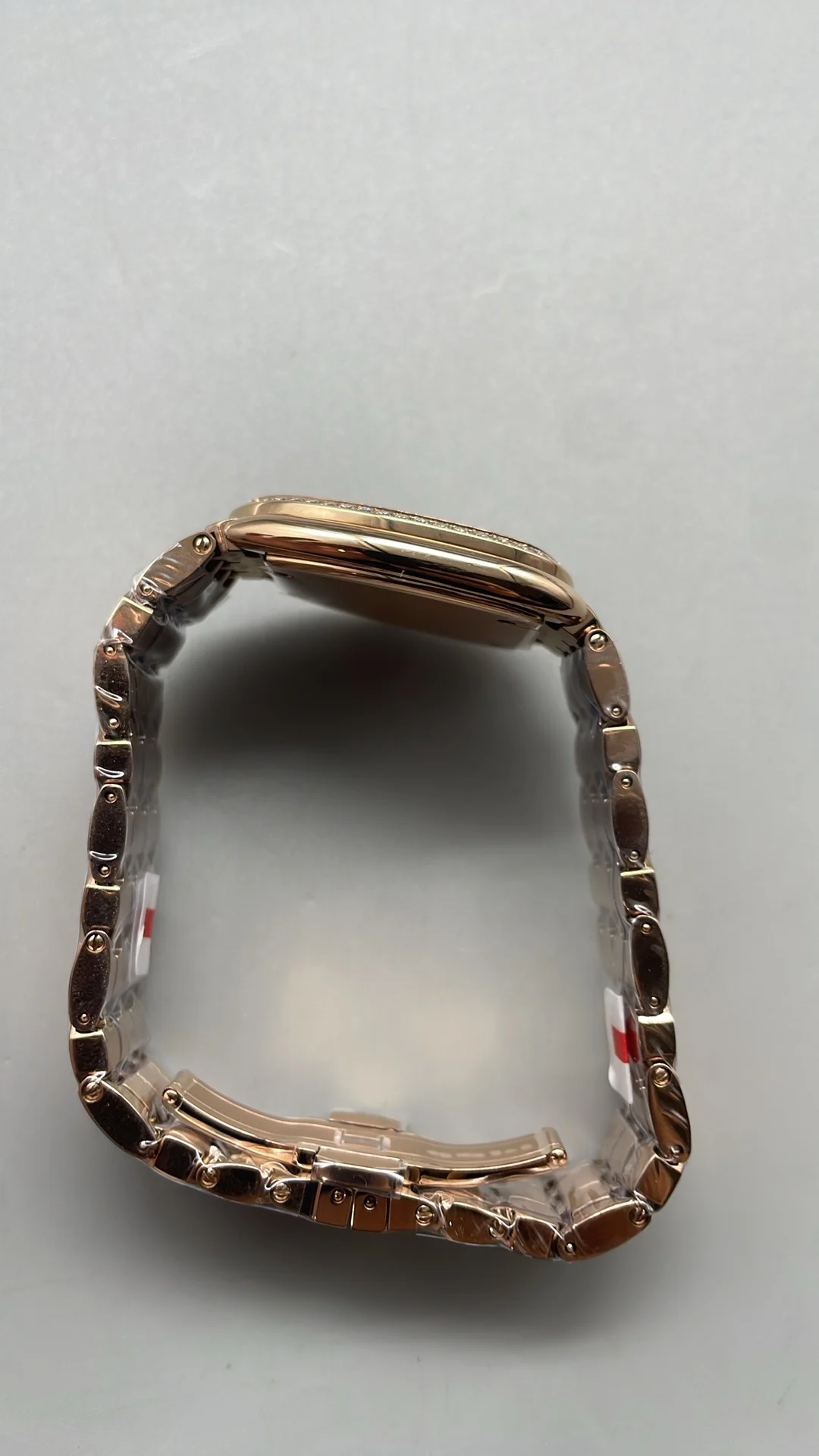 Bulgari Serpenti Rose Gold Diamond-Set — photographed off the sweep