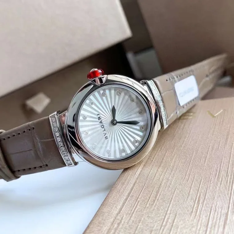 Bulgari Steel Diamond-Set 30mm