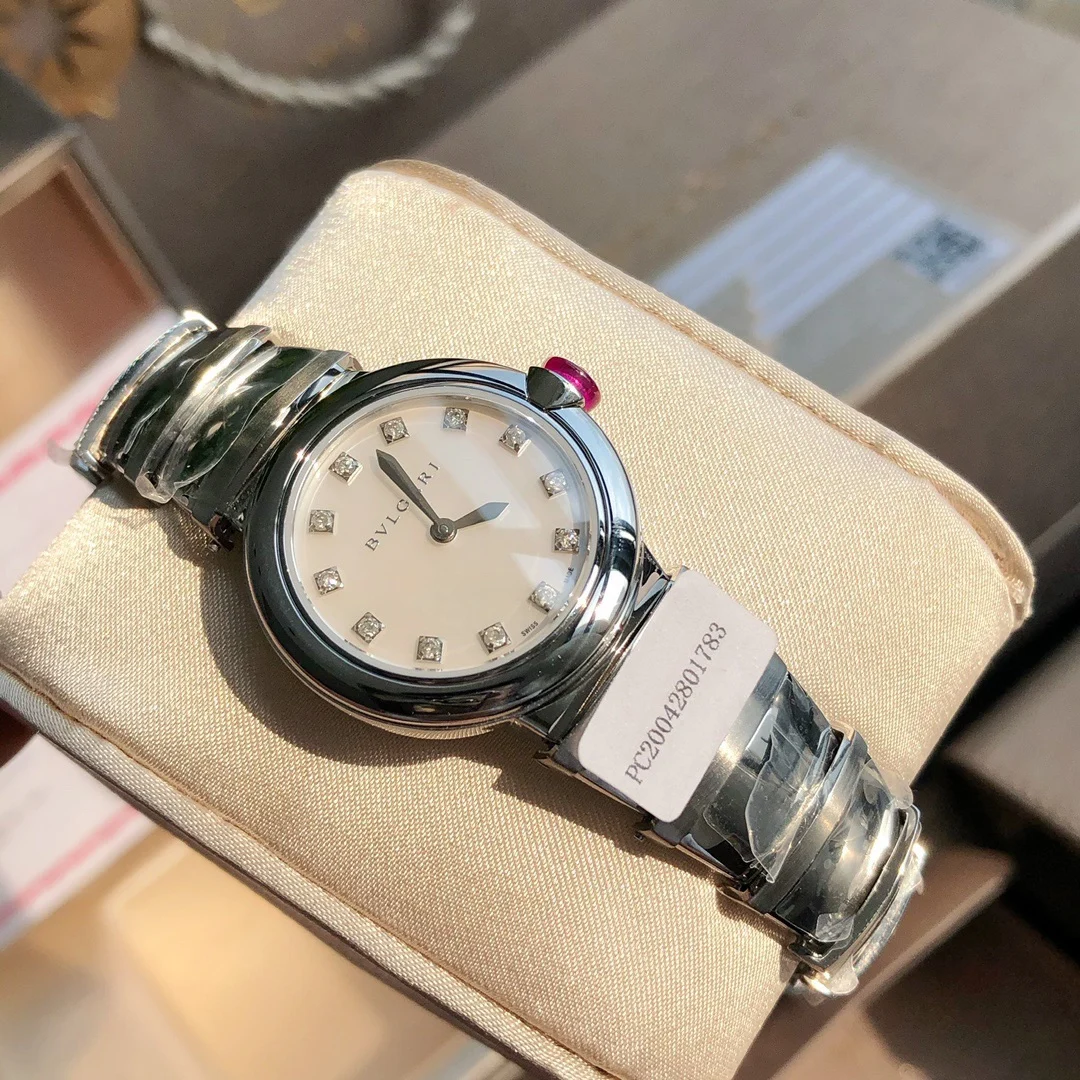 Bulgari Steel White Dial