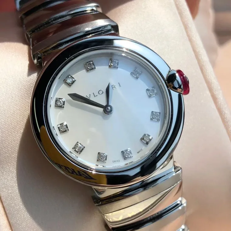 Bulgari Steel White Dial