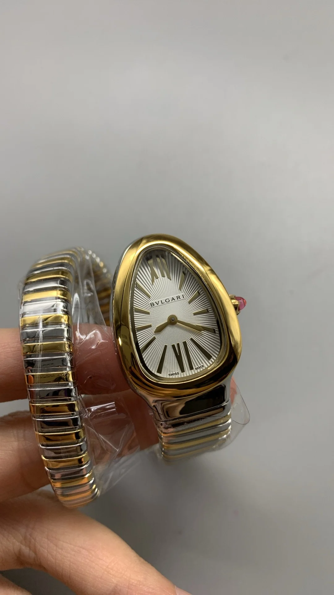 Bulgari Two-Tone — photographed off the sweep