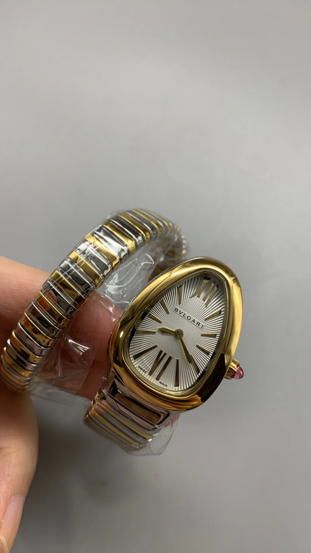 Bulgari Two-Tone — photographed off the sweep