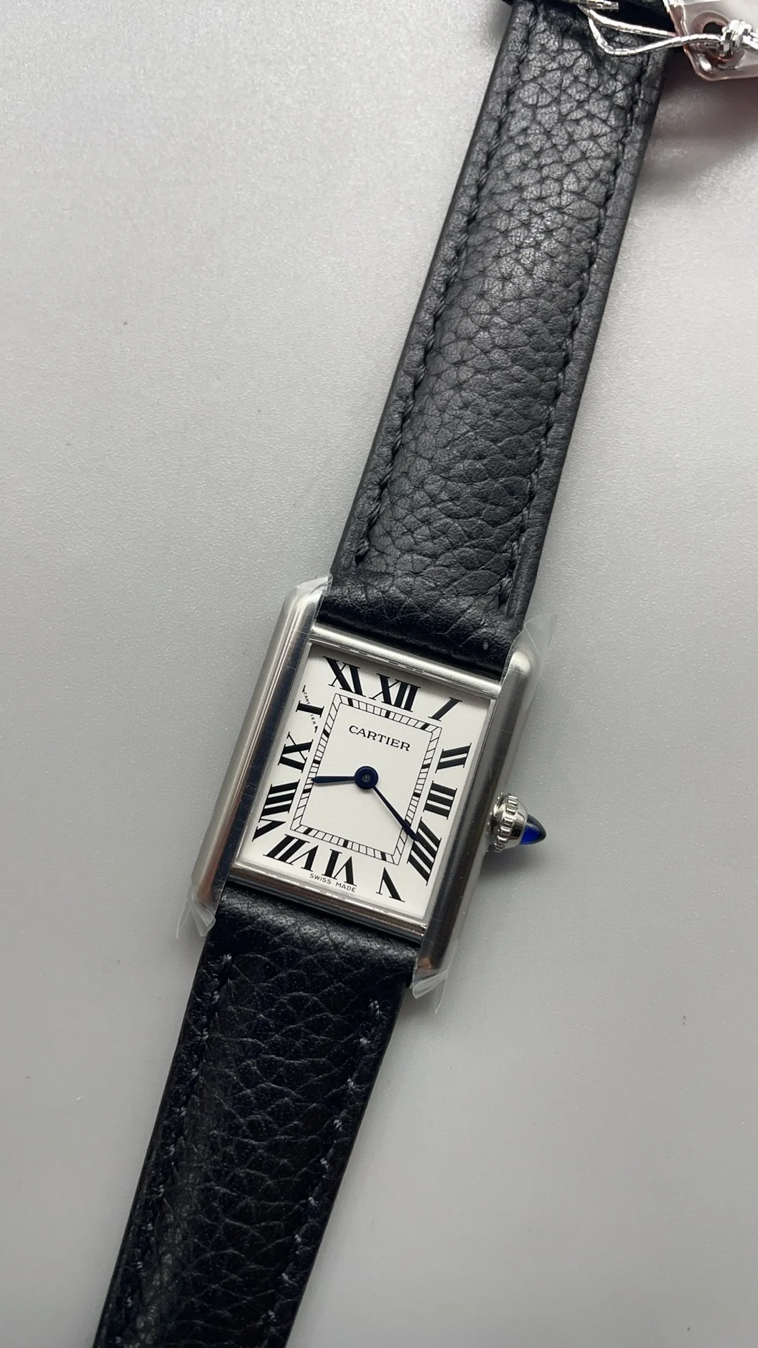 Cartier 29 × 22mm — photographed off the sweep
