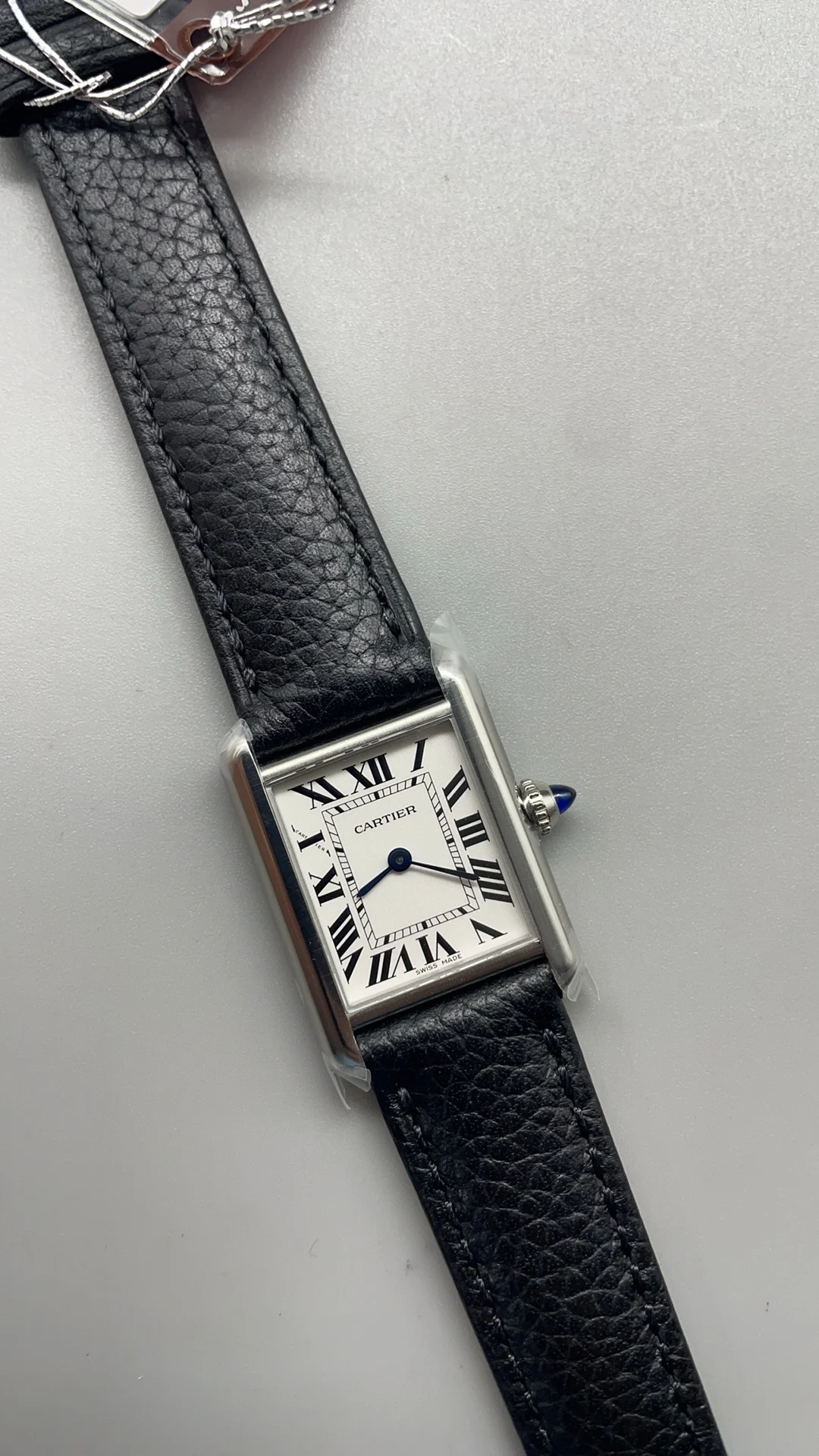 Cartier 29 × 22mm — photographed off the sweep