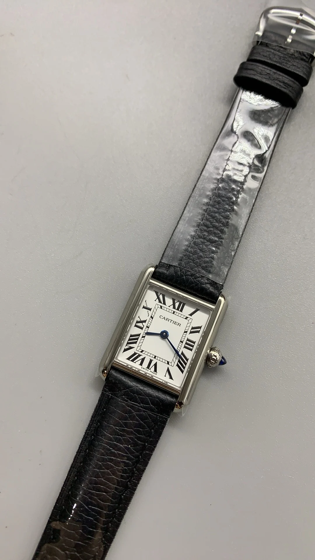 Cartier 29 × 22mm — photographed off the sweep
