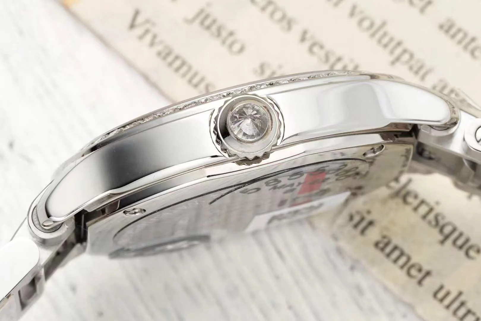 Cartier 29mm — photographed off the sweep
