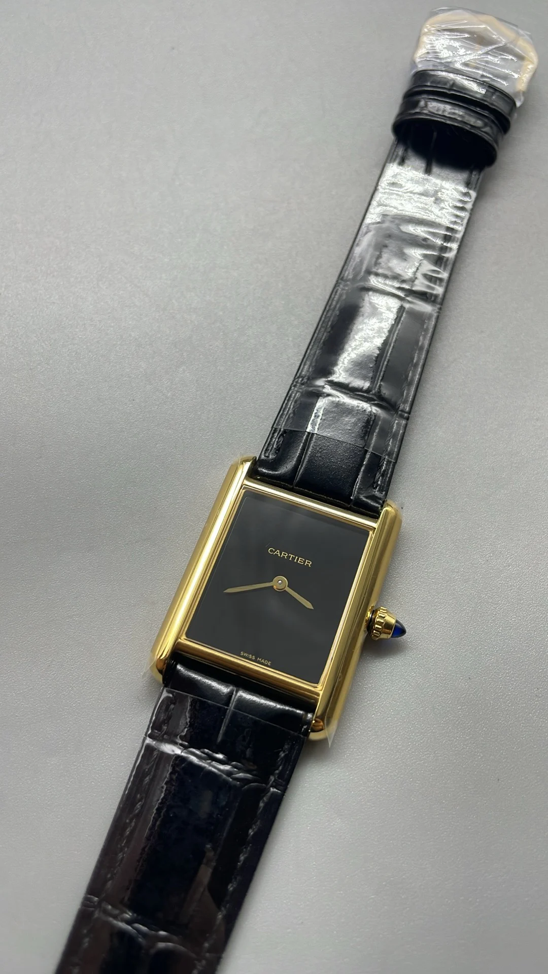 Cartier 33 × 25mm — photographed off the sweep