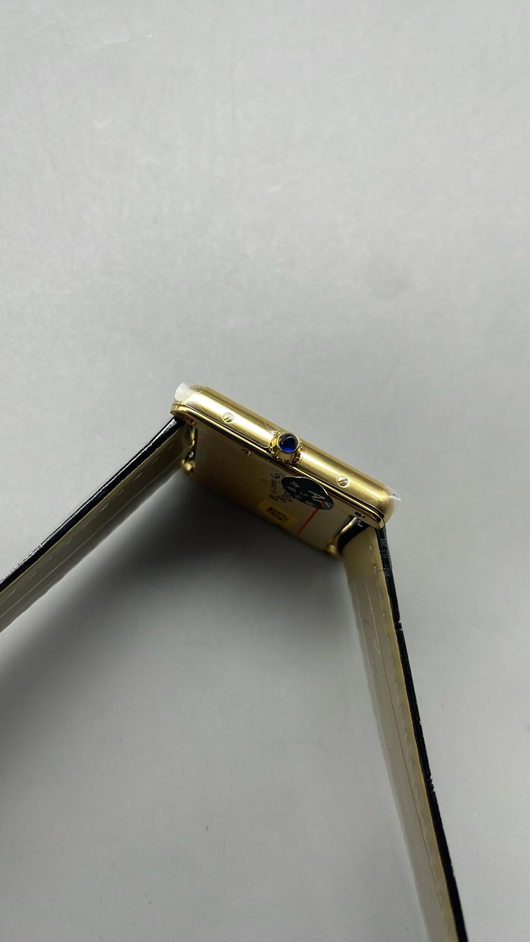 Cartier 33 × 25mm — photographed off the sweep