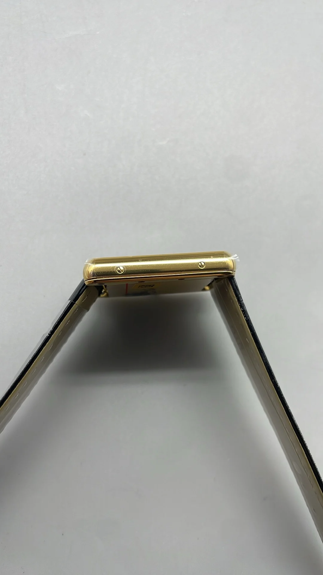 Cartier 33 × 25mm — photographed off the sweep