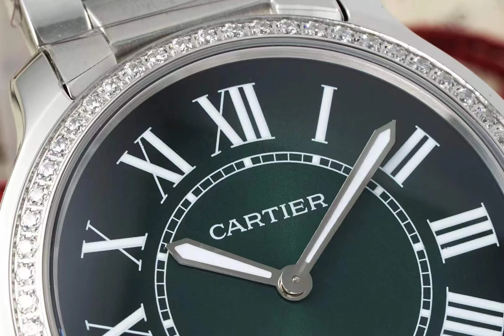 Cartier 36mm — photographed off the sweep