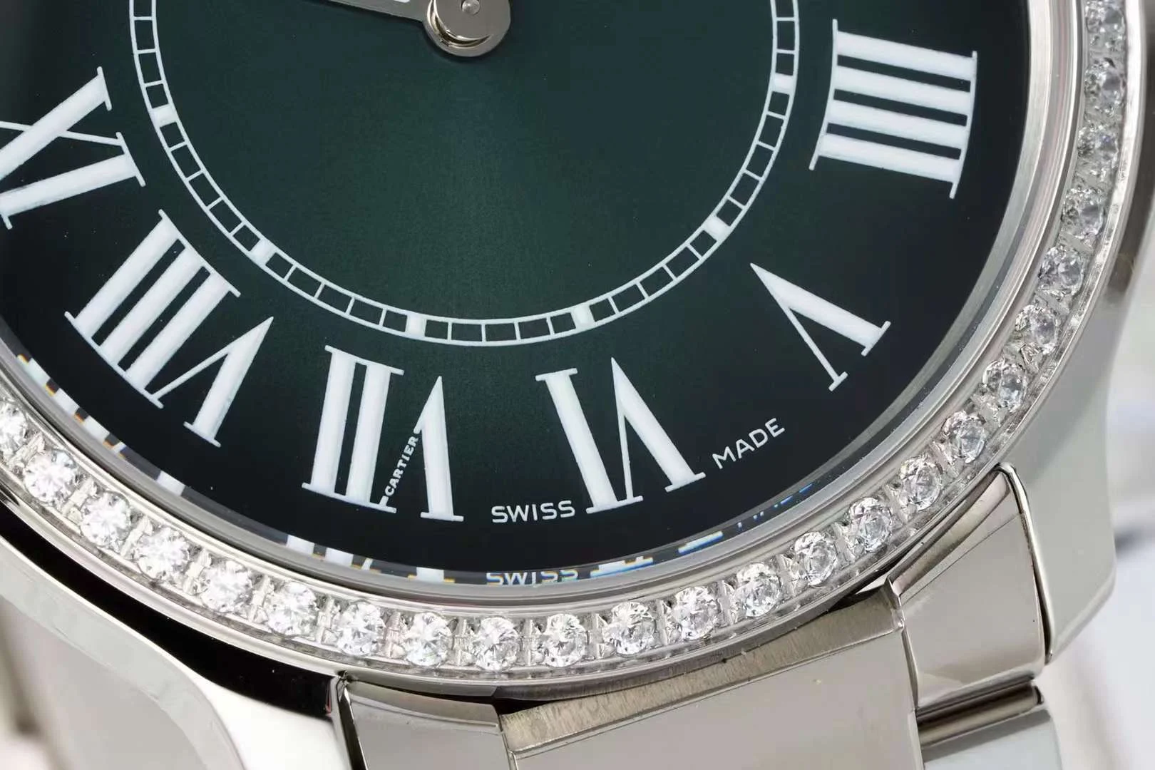 Cartier 36mm — photographed off the sweep