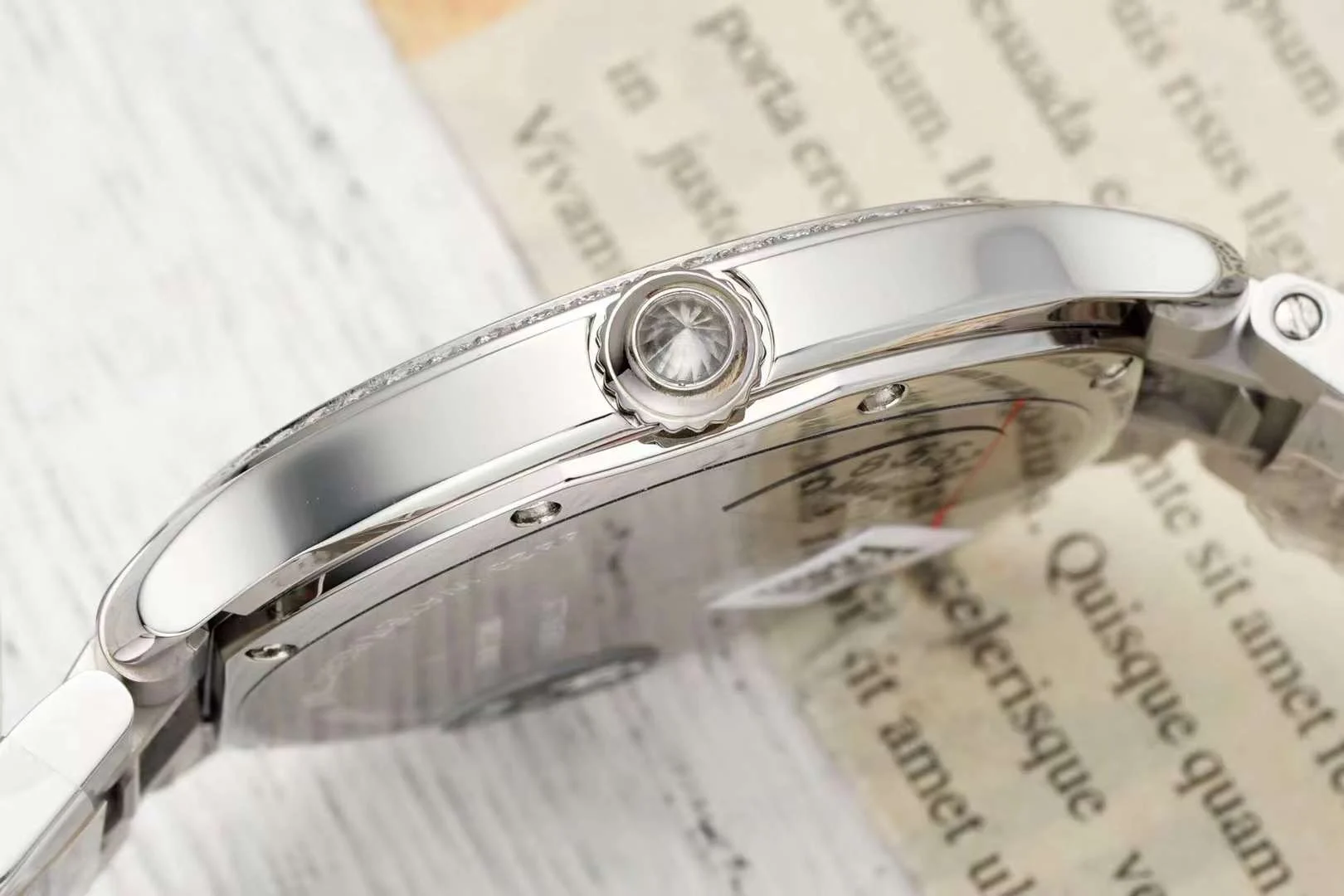 Cartier 36mm — photographed off the sweep