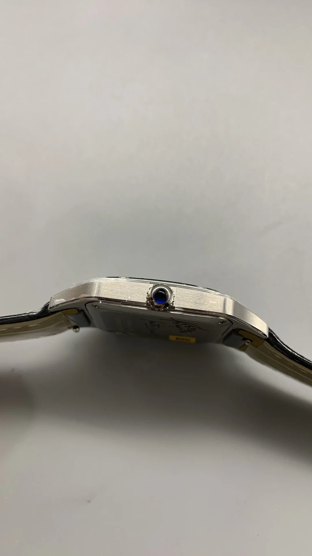 Cartier 43 × 31mm — photographed off the sweep