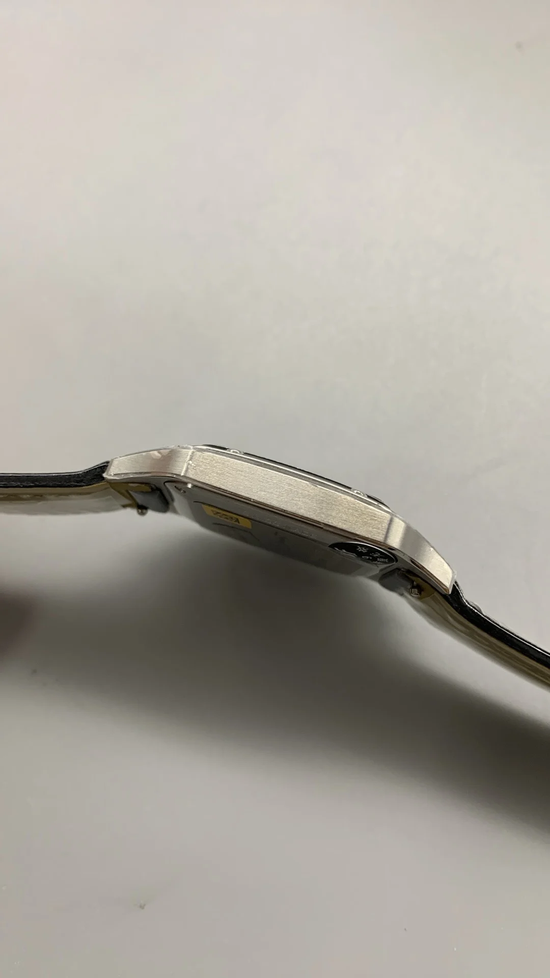 Cartier 43 × 31mm — photographed off the sweep