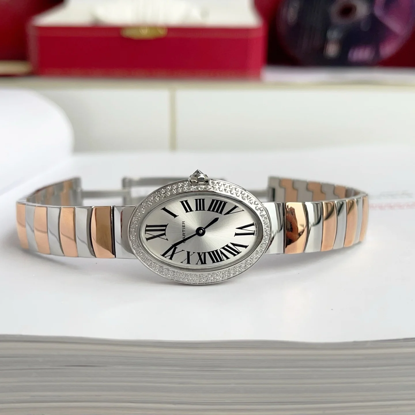 Cartier Baignoire Rose Gold