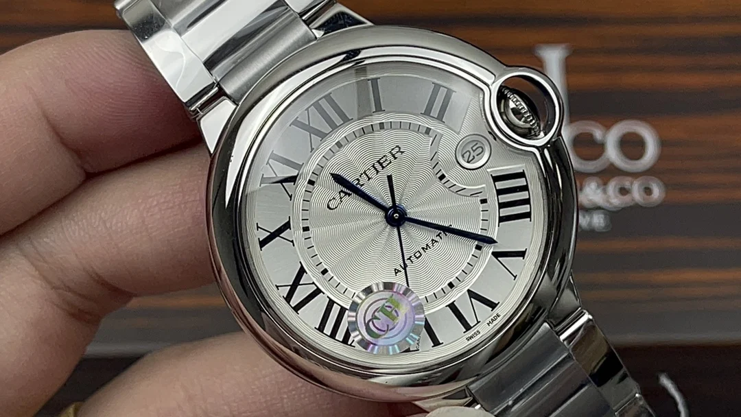 Cartier Ballon Bleu — photographed off the sweep