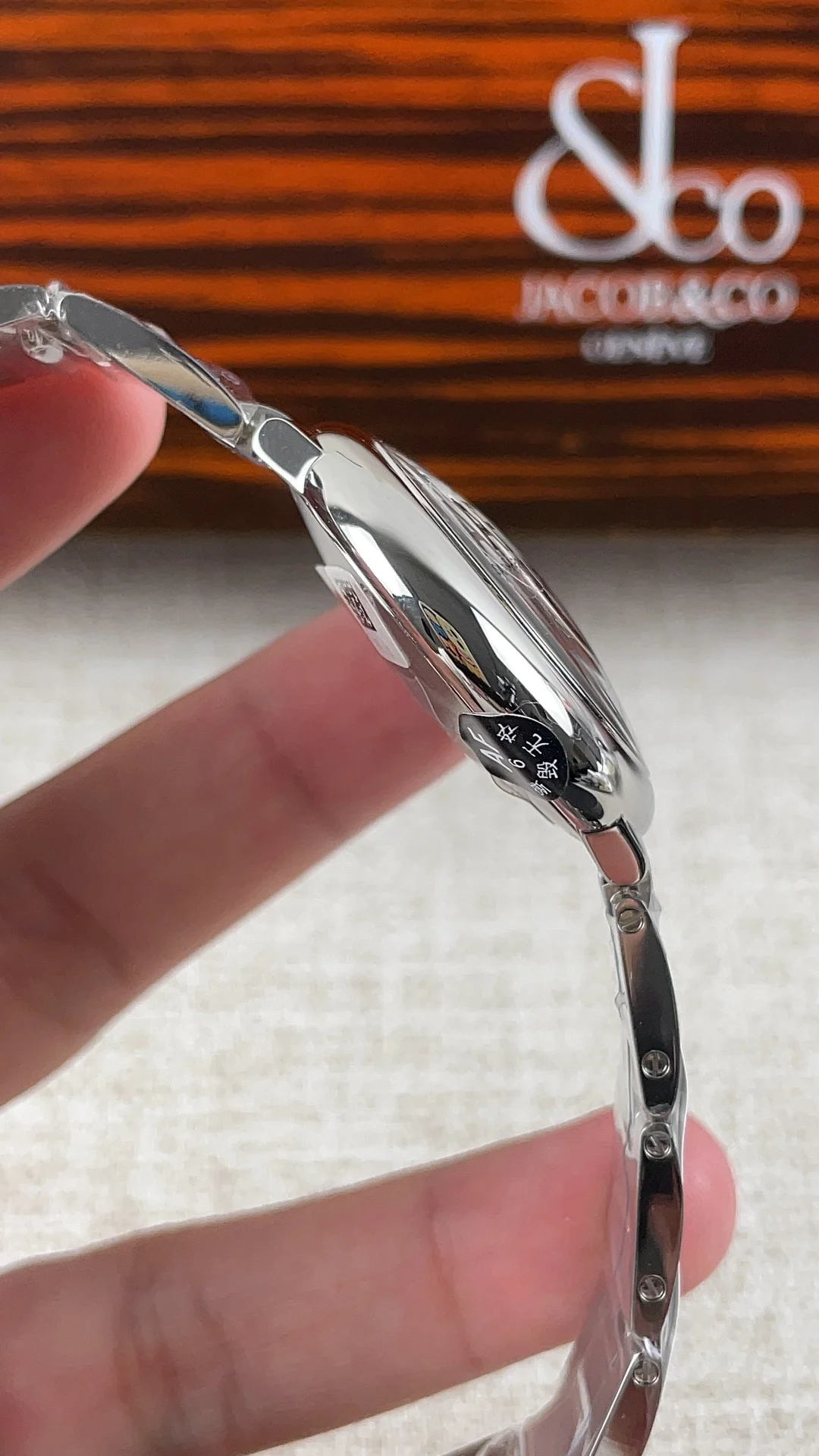 Cartier Ballon Bleu 36mm — photographed off the sweep