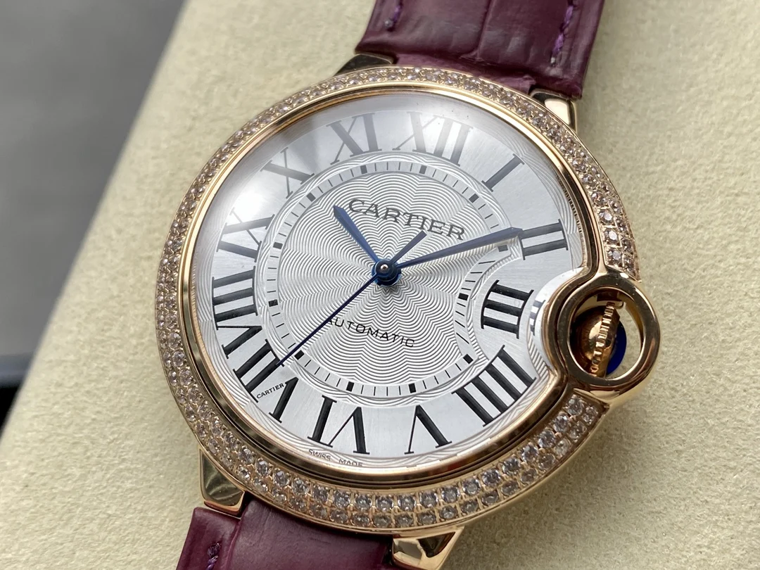 Cartier Ballon Bleu 36mm — photographed off the sweep