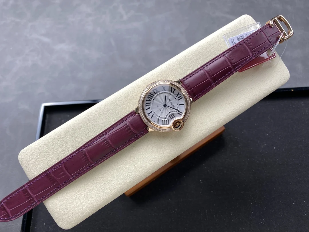 Cartier Ballon Bleu 36mm — photographed off the sweep