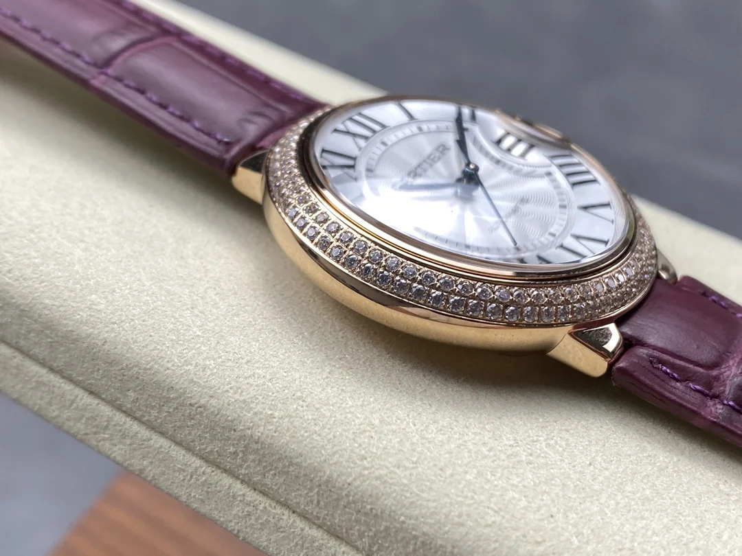 Cartier Ballon Bleu 36mm — photographed off the sweep