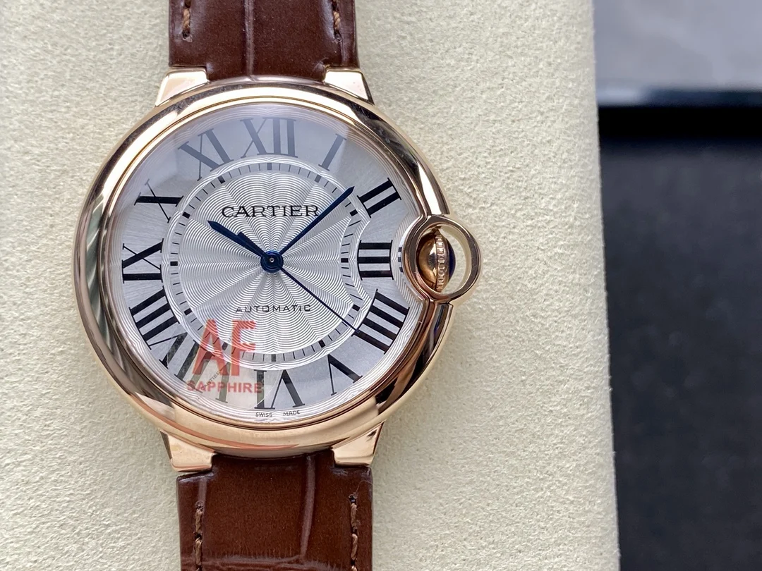 Cartier Ballon Bleu 36mm — photographed off the sweep