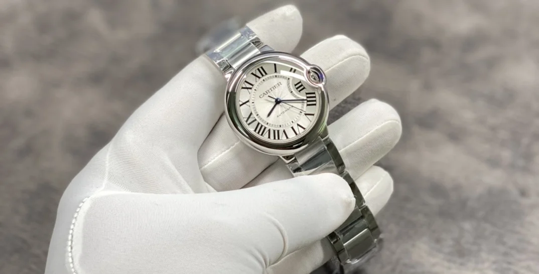 Cartier Ballon Bleu 36mm — photographed off the sweep