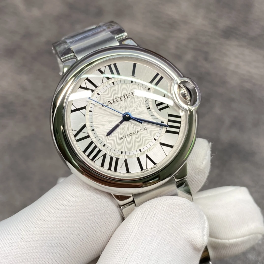 Cartier Ballon Bleu 36mm — photographed off the sweep