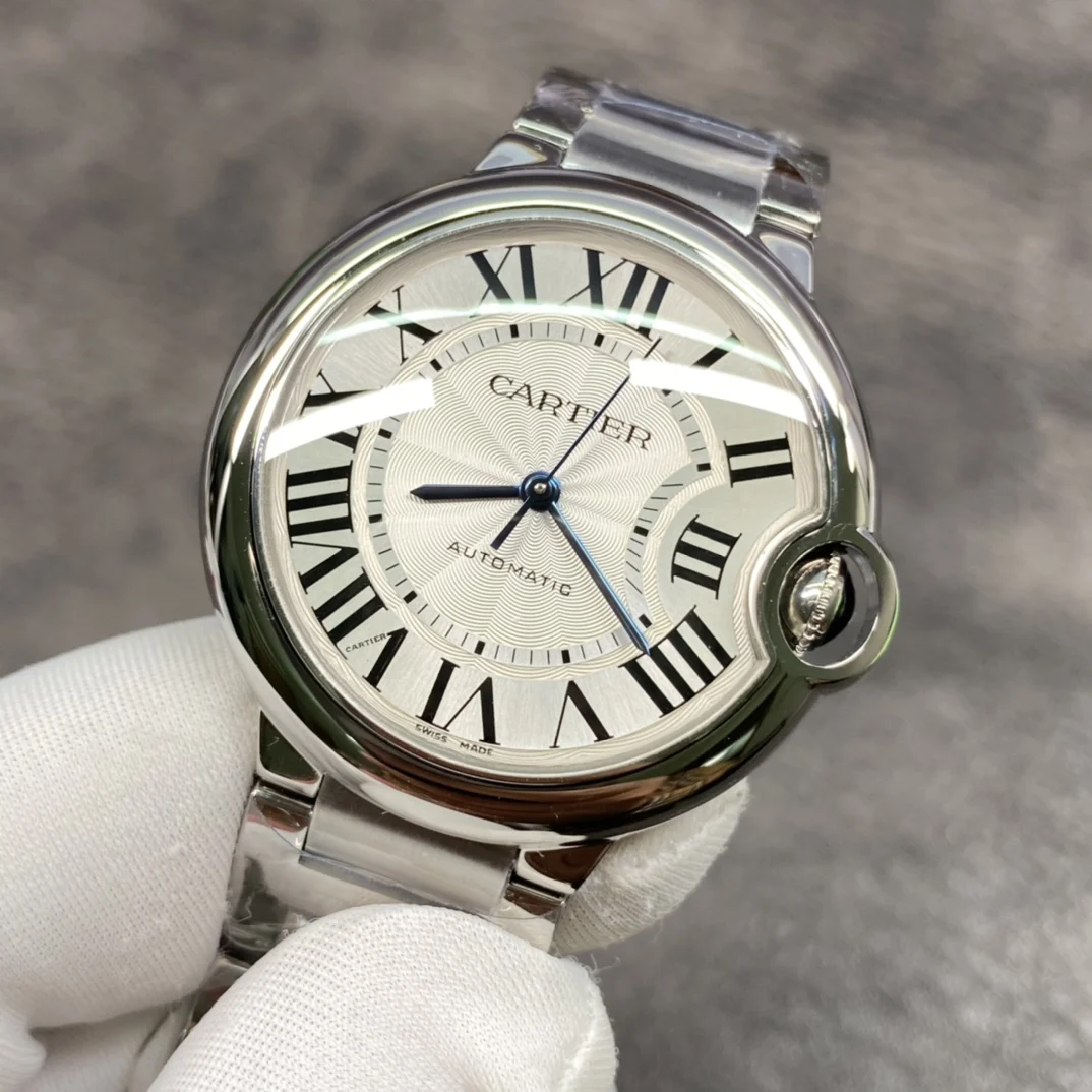 Cartier Ballon Bleu 36mm — photographed off the sweep