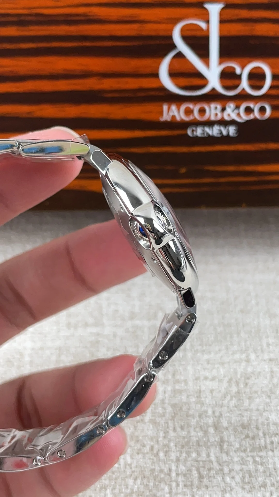 Cartier Ballon Bleu 36mm — photographed off the sweep