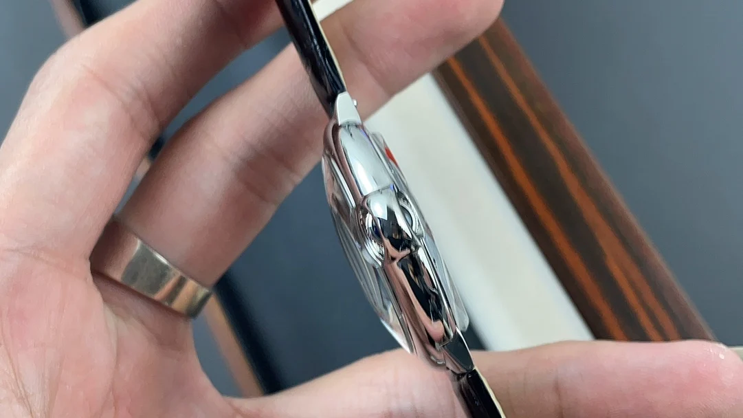 Cartier Ballon Bleu 40mm — photographed off the sweep