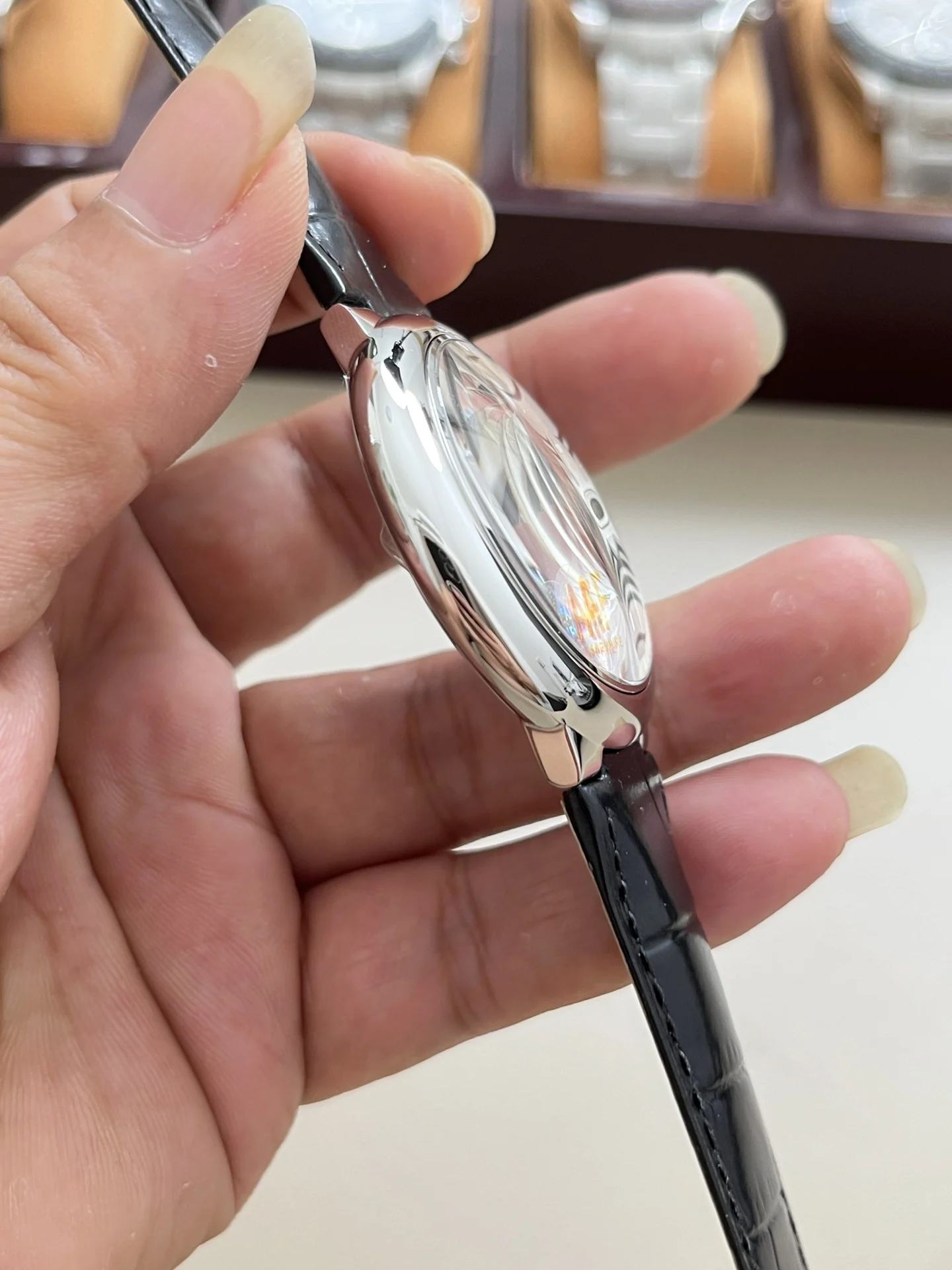 Cartier Ballon Bleu 42mm — photographed off the sweep