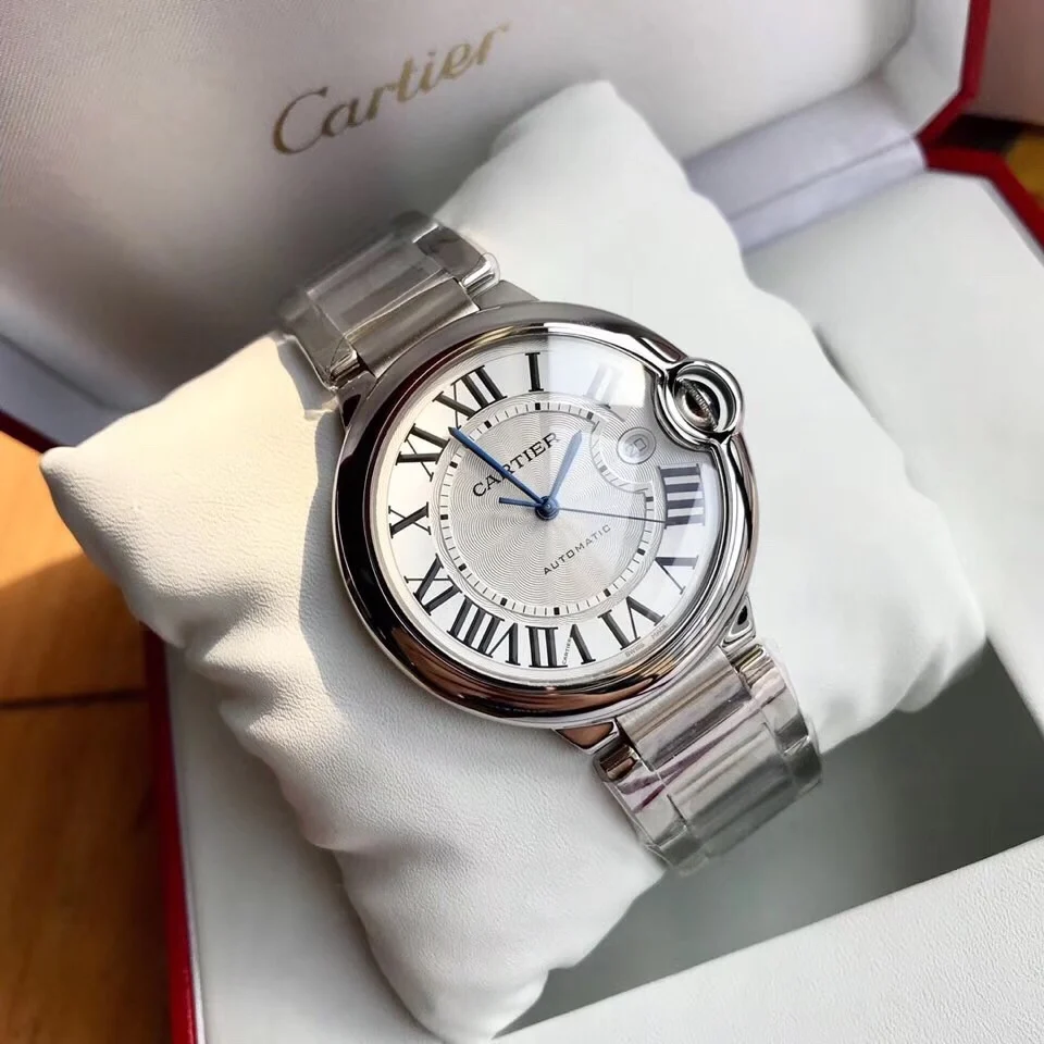 Cartier Ballon Bleu 42mm — photographed off the sweep