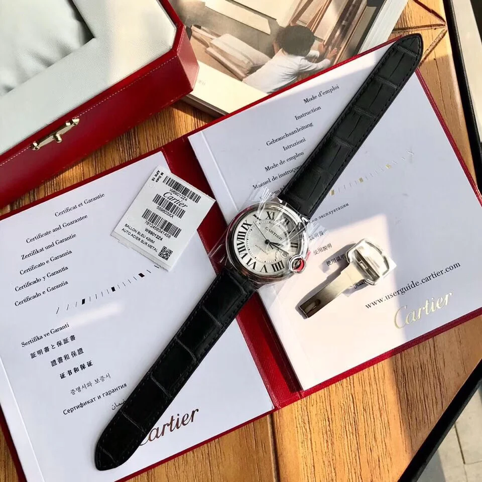 Cartier Ballon Bleu 42mm — photographed off the sweep