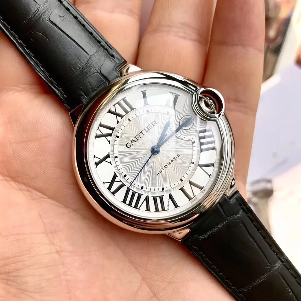 Cartier Ballon Bleu 42mm — photographed off the sweep