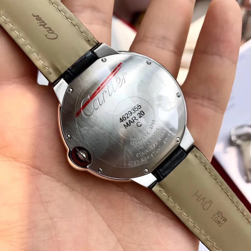 Cartier Ballon Bleu 42mm — photographed off the sweep