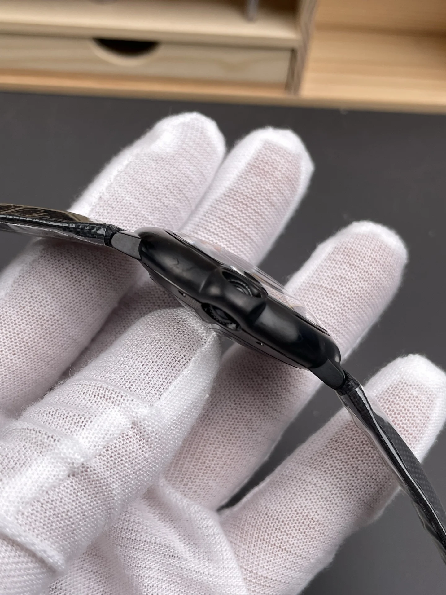 Cartier Ballon Bleu 42mm — photographed off the sweep