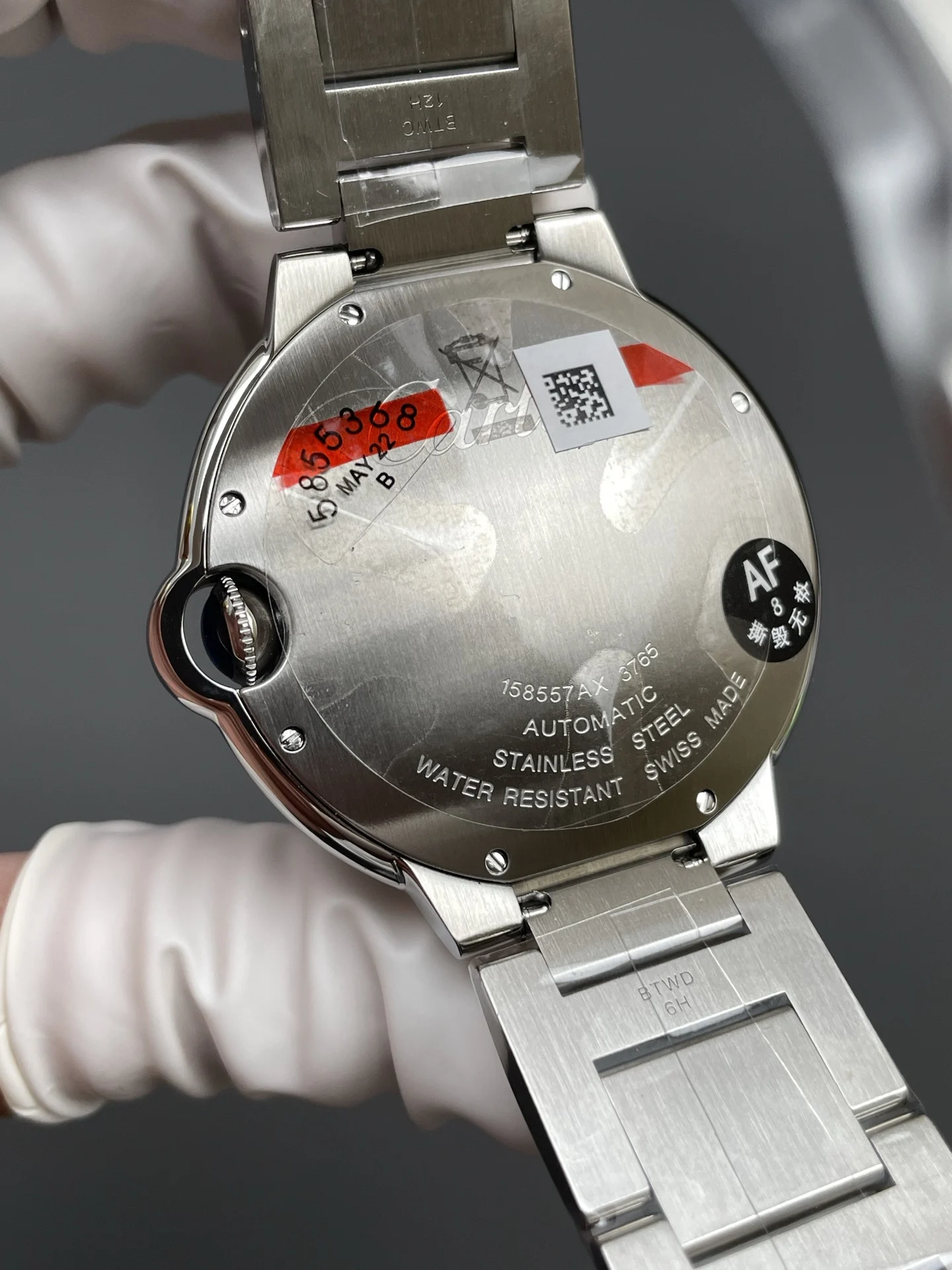 Cartier Ballon Bleu 42mm — photographed off the sweep