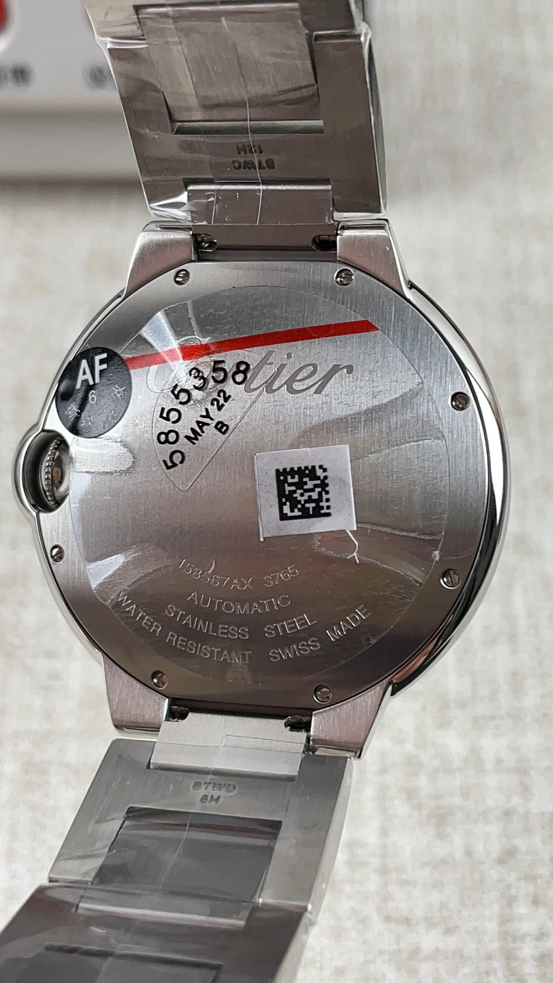 Cartier Ballon Bleu 42mm — photographed off the sweep