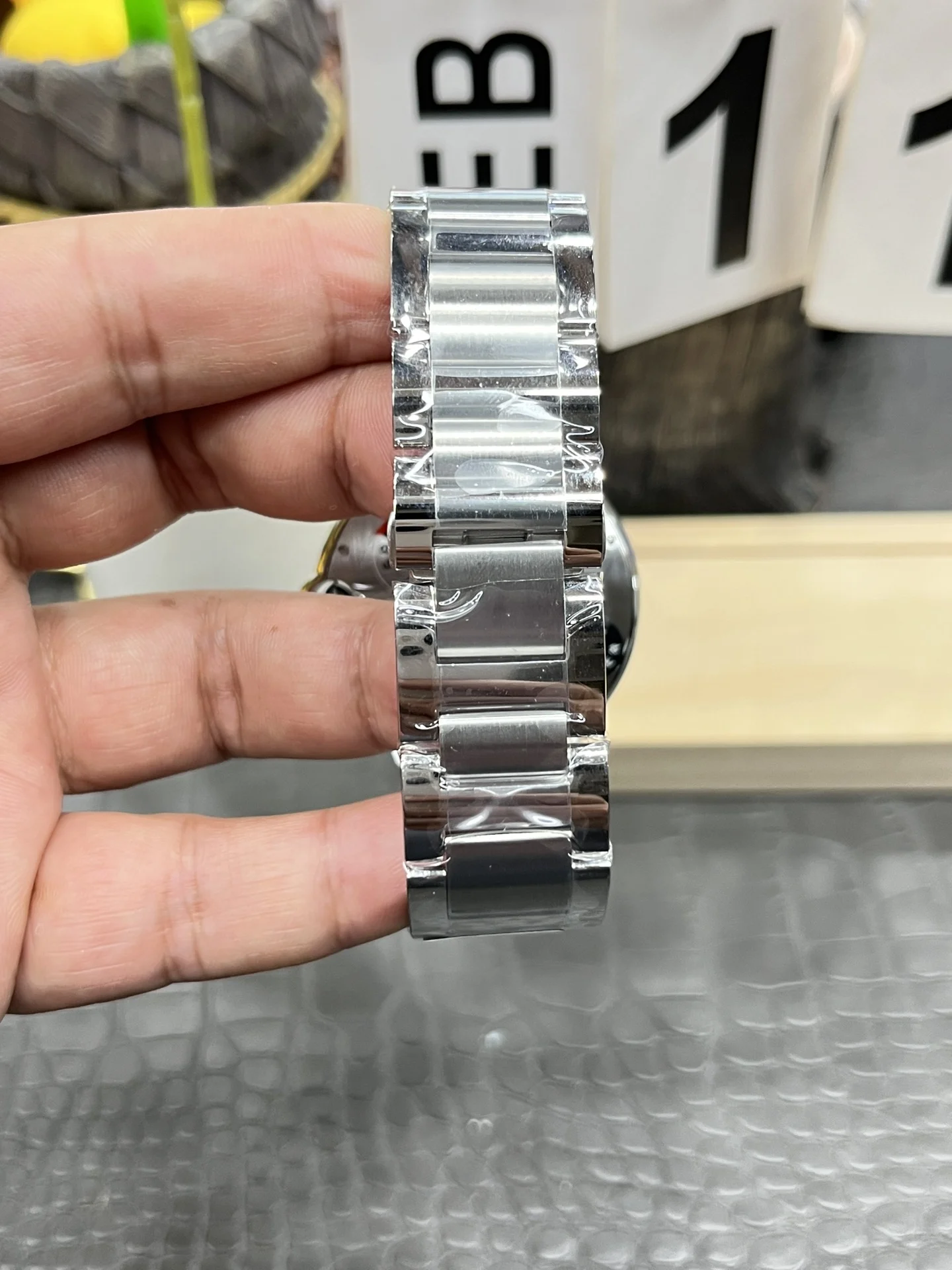 Cartier Ballon Bleu 42mm — photographed off the sweep