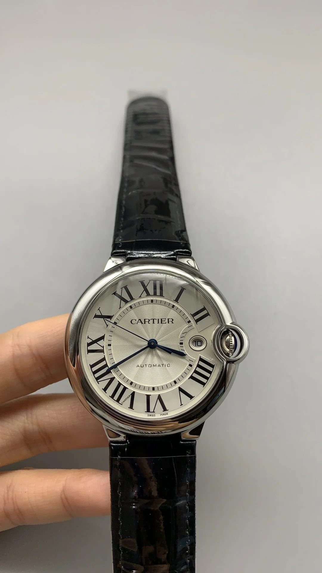 Cartier Ballon Bleu 42mm — photographed off the sweep