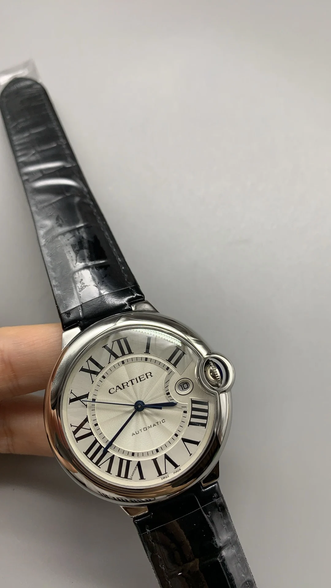 Cartier Ballon Bleu 42mm — photographed off the sweep