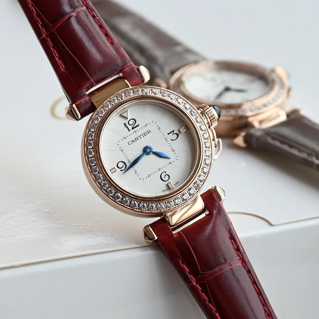 Cartier Ballon Bleu — photographed off the sweep