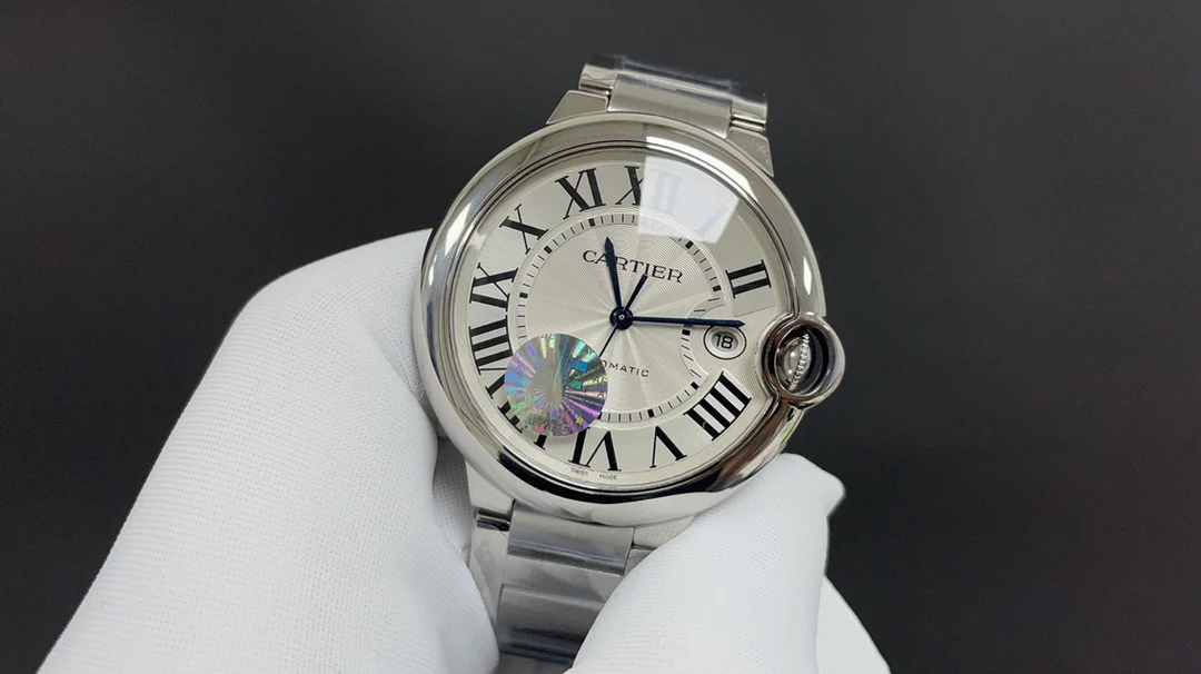 Cartier Ballon Bleu — photographed off the sweep