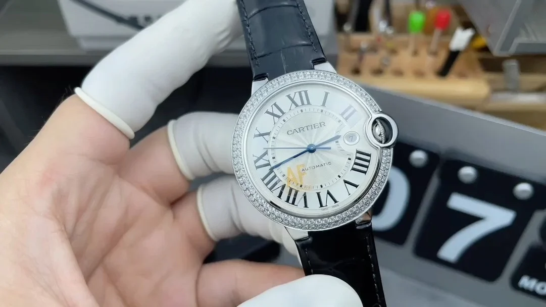 Cartier Ballon Bleu Diamond-Set 42mm