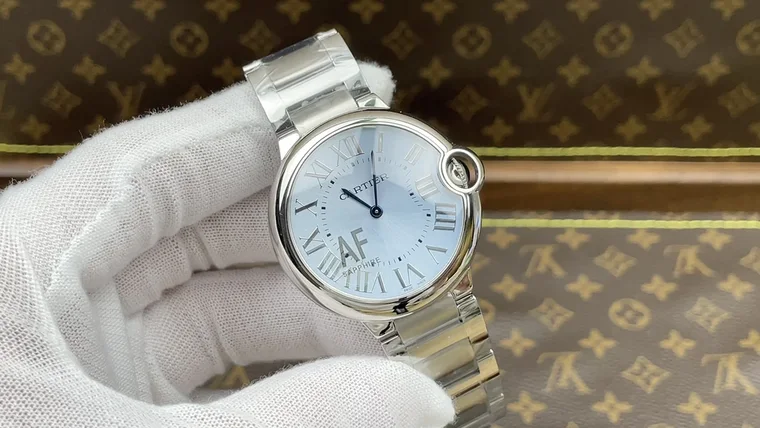 Cartier Ballon Bleu Ice Blue Blue Dial 36mm