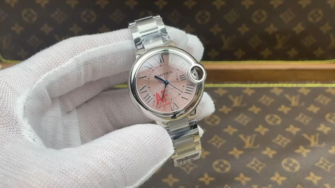 Cartier Ballon Bleu Pink Dial 33mm