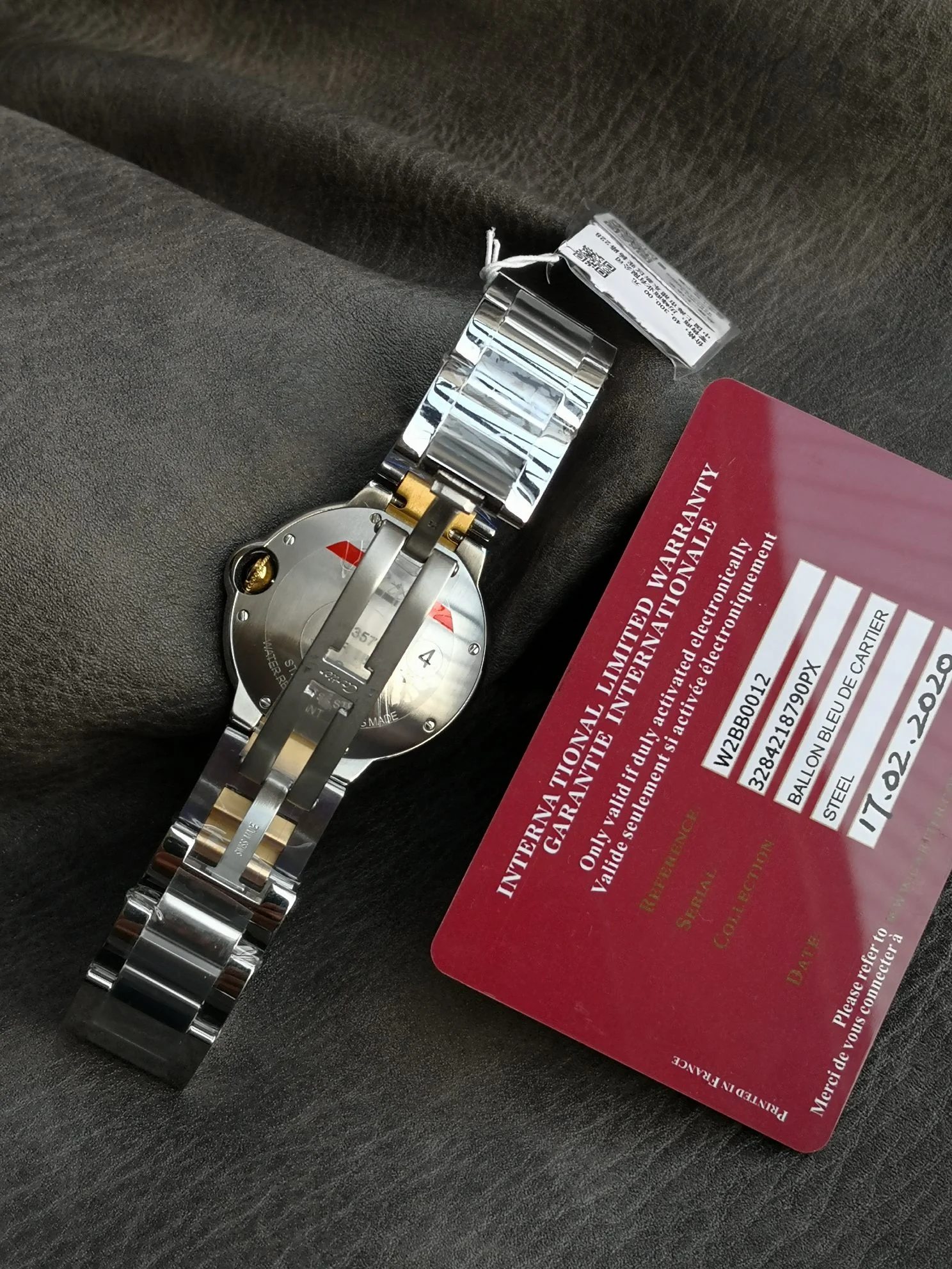 Cartier Ballon Bleu Red Dial
