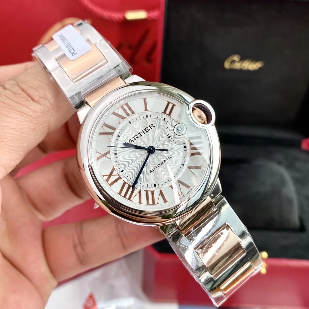 Cartier Ballon Bleu Rose Gold 42mm β photographed off the sweep