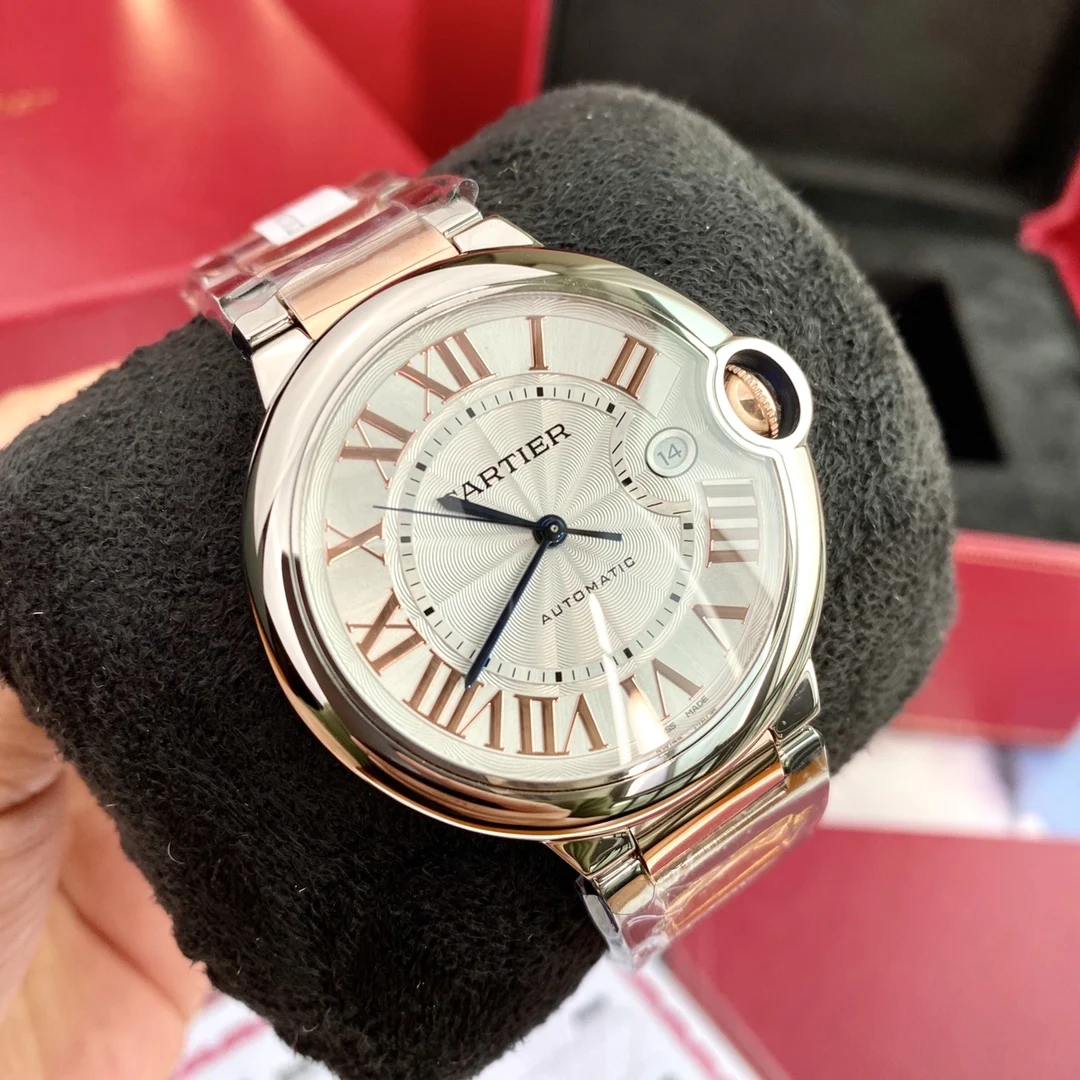 Cartier Ballon Bleu Rose Gold 42mm β photographed off the sweep