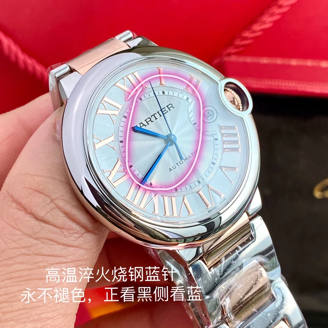 Cartier Ballon Bleu Rose Gold 42mm β photographed off the sweep